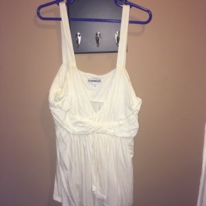 Express white baby doll tank